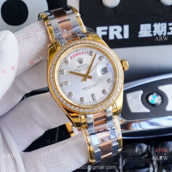 High Quality Copy Rolex Oyster Perpetual Day Date Watch 40mm Yellow Gold High Quality Copy Rolex Oyster Perpetual Day Date Watch 40mm Yellow Gold