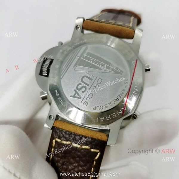 Panerai Luminor PCYC PAM 653 Watch Stainless Steel Black Face 44mm Panerai Luminor PCYC PAM 653 Watch Stainless Steel Black Face 44mm