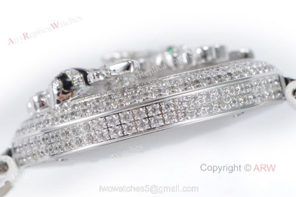 Swiss Replica Cartier Le Cirque Animalier De Cartier With Bees Decor Diamond Watch Swiss Replica Cartier Le Cirque Animalier De Cartier With Bees Decor Diamond Watch