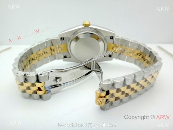 Copy Rolex Datejust 36mm Two Tone Blue Mother of Pearl Dial Watch Copy Rolex Datejust 36mm Two Tone Blue Mother of Pearl Dial Watch