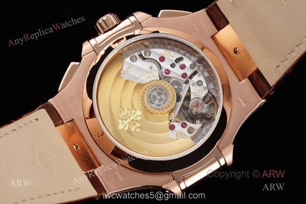 3K Factory V2 Patek Philippe Nautilus 5980 Rose Gold Black Chronograph Dial Swiss Replica Watch 3K Factory V2 Patek Philippe Nautilus 5980 Rose Gold Black Chronograph Dial Swiss Replica Watch