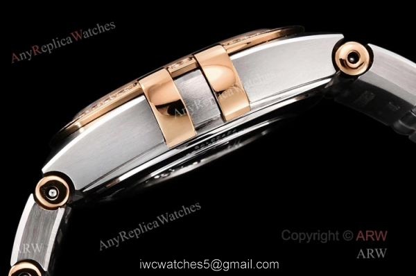 GF Factory Swiss Replica Omega Constellation Two Tone Rose Gold Diamond Watch With Black Aventurine Dial GF Factory Swiss Replica Omega Constellation Two Tone Rose Gold Diamond Watch With Black Aventurine Dial