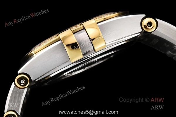 GF Factory Swiss Replica Omega Constellation Two Tone Ladies Watch With Black Aventurine Dial GF Factory Swiss Replica Omega Constellation Two Tone Ladies Watch With Black Aventurine Dial