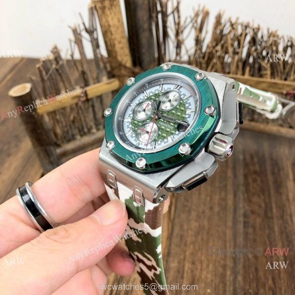 Copy Audemars Piguet Michael Schumacher Quartz Watches Green Bezel Copy Audemars Piguet Michael Schumacher Quartz Watches Green Bezel