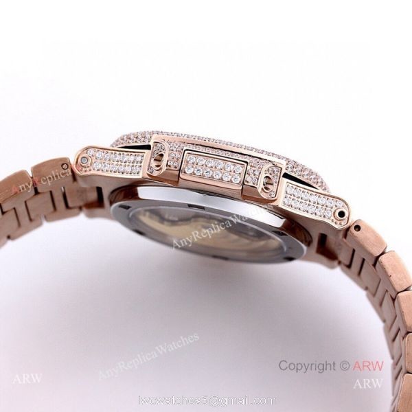 5719 Patek Philippe Nautilus Bust Down Rose Gold Replica Watch 40mm 5719 Patek Philippe Nautilus Bust Down Rose Gold Replica Watch 40mm