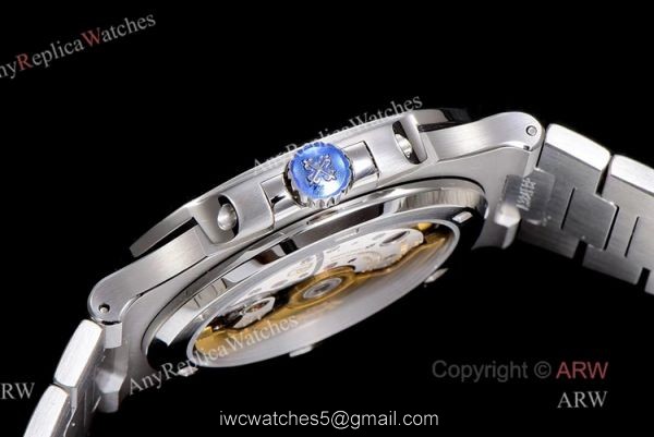 (GR) V2 Version Patek Philippe Nautilus Blue Dial Stainless Steel Swiss Replica Watches (GR) V2 Version Patek Philippe Nautilus Blue Dial Stainless Steel Swiss Replica Watches
