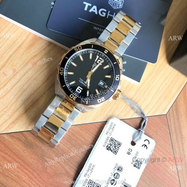 Swiss Replica TAG Heuer Formula One Watch Two Tone Black Dial Swiss Replica TAG Heuer Formula One Watch Two Tone Black Dial