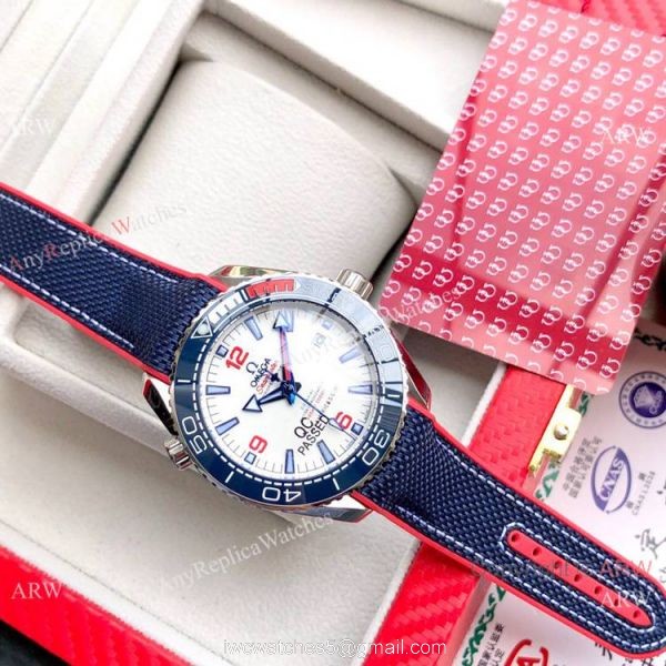 NEW! Omega Seamaster Planet Ocean 600M Americas Cup Edition Rubber Strap Watch NEW! Omega Seamaster Planet Ocean 600M Americas Cup Edition Rubber Strap Watch