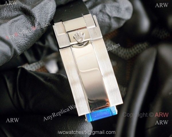 Top Replica Rolex Submariner Watch Rainbow Bezel Blue Rubber Strap Top Replica Rolex Submariner Watch Rainbow Bezel Blue Rubber Strap
