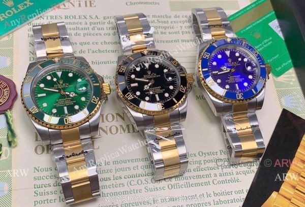 Rolex Submariner Two Tone Green Dial Watch Wholesale Rolex Submariner Two Tone Green Dial Watch Wholesale