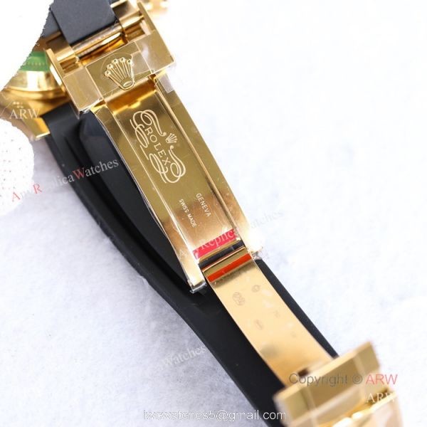 New Gold Rolex Daytona Rainbow Diamond Bezel Black Dial With Diamonds Watch Replica New Gold Rolex Daytona Rainbow Diamond Bezel Black Dial With Diamonds Watch Replica
