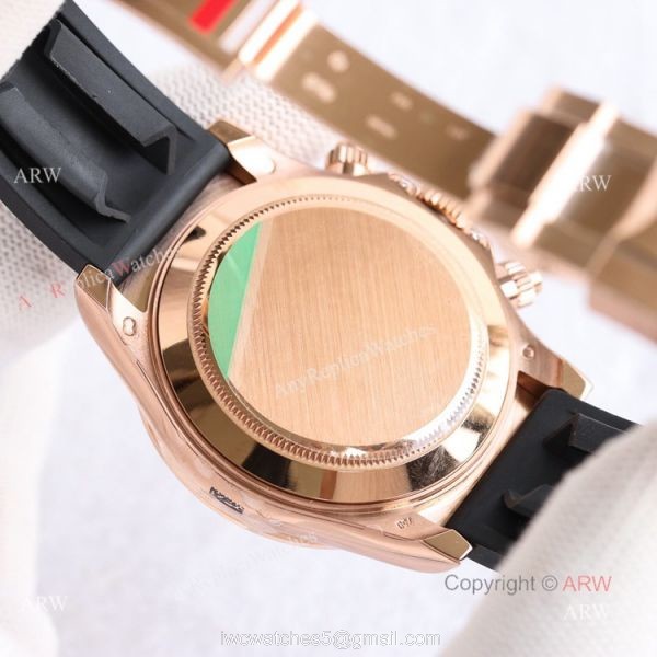 New Rolex Daytona Rainbow Rose Gold Diamond Watches With Oysterflex Strap Top Replica New Rolex Daytona Rainbow Rose Gold Diamond Watches With Oysterflex Strap Top Replica