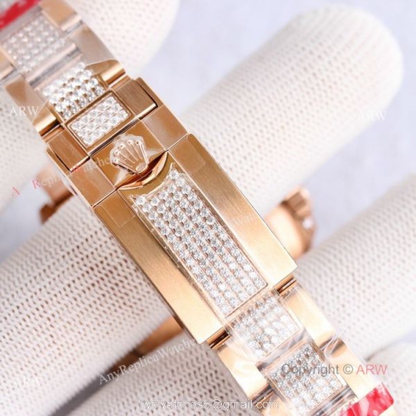 Best Replica Rolex Rose Gold Rainbow Daytona Swiss 7750 Automatic Watch For Men Best Replica Rolex Rose Gold Rainbow Daytona Swiss 7750 Automatic Watch For Men