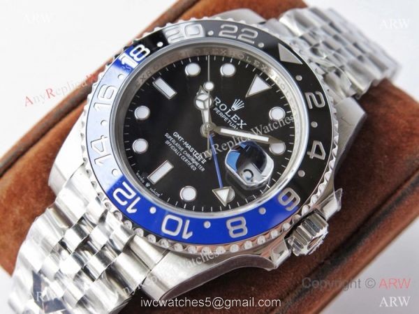 VR-Factory Swiss 3186 Rolex GMT-Master II Batman Jubilee Watch 126710blnr VR-Factory Swiss 3186 Rolex GMT-Master II Batman Jubilee Watch 126710blnr