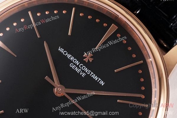 Swiss AAA Copy Vacheron Constantin Patrimony Watch Rose Gold Case Swiss AAA Copy Vacheron Constantin Patrimony Watch Rose Gold Case
