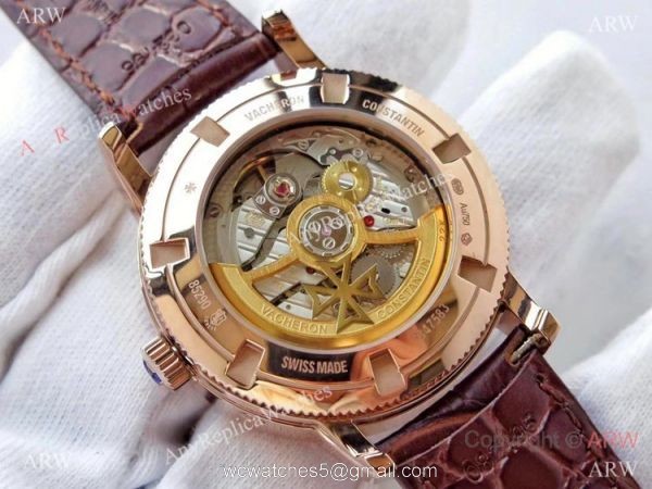Swiss Replica Vacheron Constantin Traditionnelle Complete Calendar AIF Watch Rose Gold Swiss Replica Vacheron Constantin Traditionnelle Complete Calendar AIF Watch Rose Gold