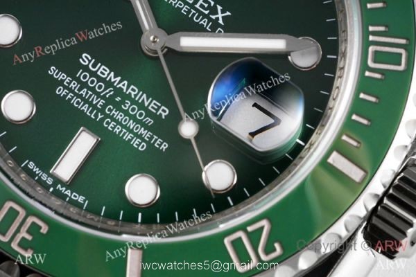 Super Clone Rolex Submariner Hulk Green Ceramic Watch 1:1 VR Factory Swiss 3135 904L Steel Super Clone Rolex Submariner Hulk Green Ceramic Watch 1:1 VR Factory Swiss 3135 904L Steel