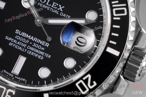Super Clone Rolex Submariner Date Watch 1:1 VR SWISS 3135 904L Black Ceramic Black Dial Super Clone Rolex Submariner Date Watch 1:1 VR SWISS 3135 904L Black Ceramic Black Dial
