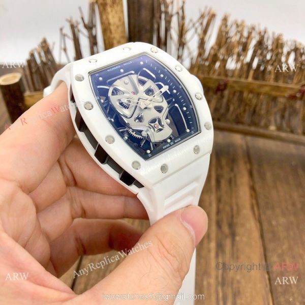NEW! Copy Richard Mille RM52-06 Tourbillon Mask Watches Ceramic Case NEW! Copy Richard Mille RM52-06 Tourbillon Mask Watches Ceramic Case
