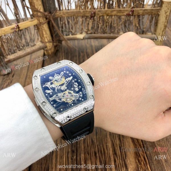 AAA Copy Richard Mille Bubba Watson RM38-01 Men Watch SS Diamond AAA Copy Richard Mille Bubba Watson RM38-01 Men Watch SS Diamond