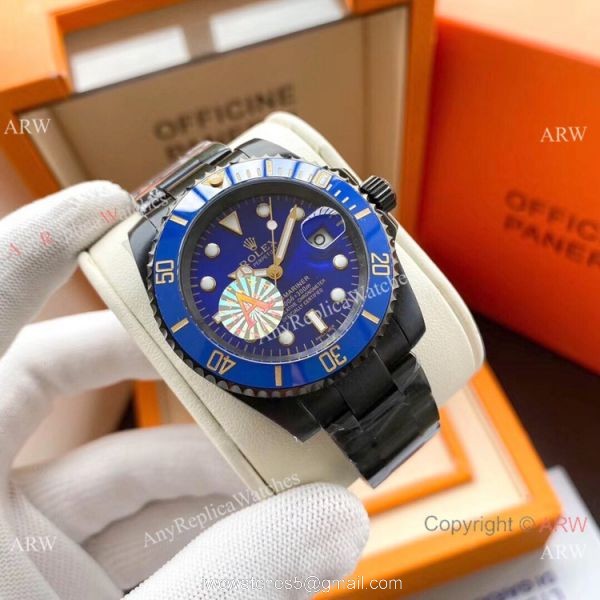 Copy Rolex Submariner Black Steel Green Dial Watch Low Price Copy Rolex Submariner Black Steel Green Dial Watch Low Price