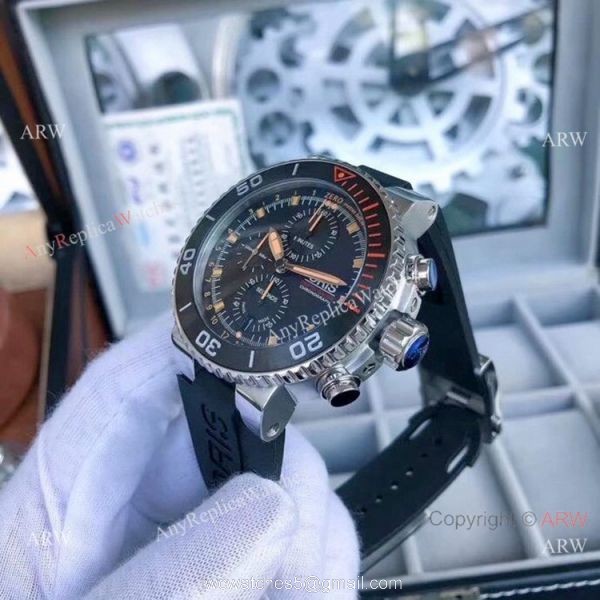 Oris ProDiver Chronograph Replica Watches Black Red Oris ProDiver Chronograph Replica Watches Black Red