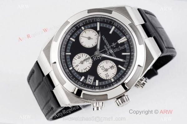 Super Clone Vacheron Constantin Overseas Chronograph Black Dial Watch Super Clone Vacheron Constantin Overseas Chronograph Black Dial Watch