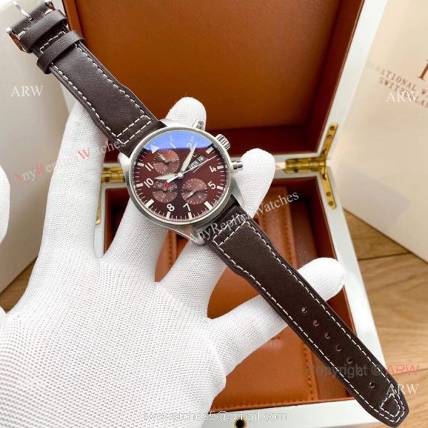 New Copy IWC Big Pilots Chronogaph Watch Chocolate Dial New Copy IWC Big Pilots Chronogaph Watch Chocolate Dial