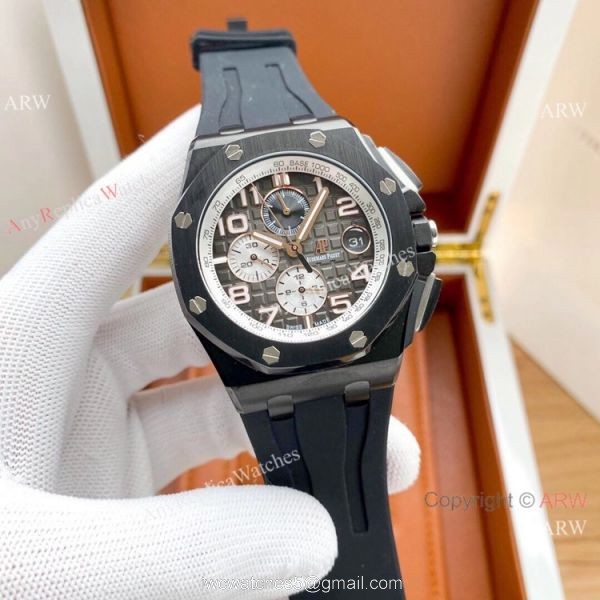 2020 New Copy Audemars Piguet Offshore Watches All Black 44mm 2020 New Copy Audemars Piguet Offshore Watches All Black 44mm