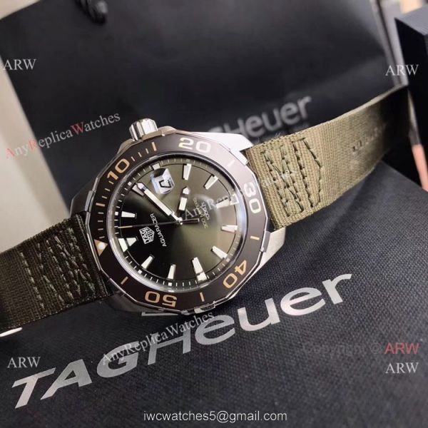 2020 AAA Replica Tag Heuer Aquaracer 300 meters Watch Military Green Face Ceramic Bezel 2020 AAA Replica Tag Heuer Aquaracer 300 meters Watch Military Green Face Ceramic Bezel