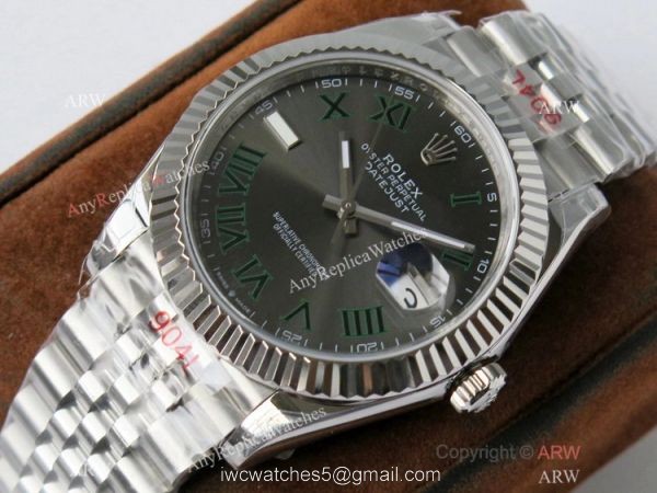 VR-Factory Rolex Datejust II 41mm Stainless Steel Jubilee Green Roman VR-Factory Rolex Datejust II 41mm Stainless Steel Jubilee Green Roman