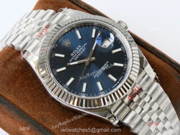VR-Factory 1:1 Replica Rolex Datejust II 41mm Jubilee Watch Blue Dial VR-Factory 1:1 Replica Rolex Datejust II 41mm Jubilee Watch Blue Dial