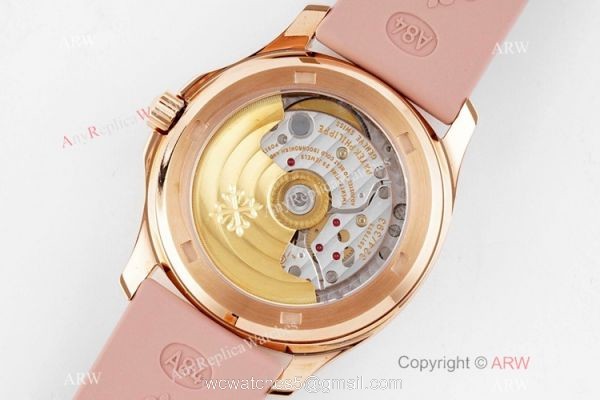 PPF Factory Patek Philippe Aquanaut Cal.324 Watch Copy Rose Gold and Pink PPF Factory Patek Philippe Aquanaut Cal.324 Watch Copy Rose Gold and Pink