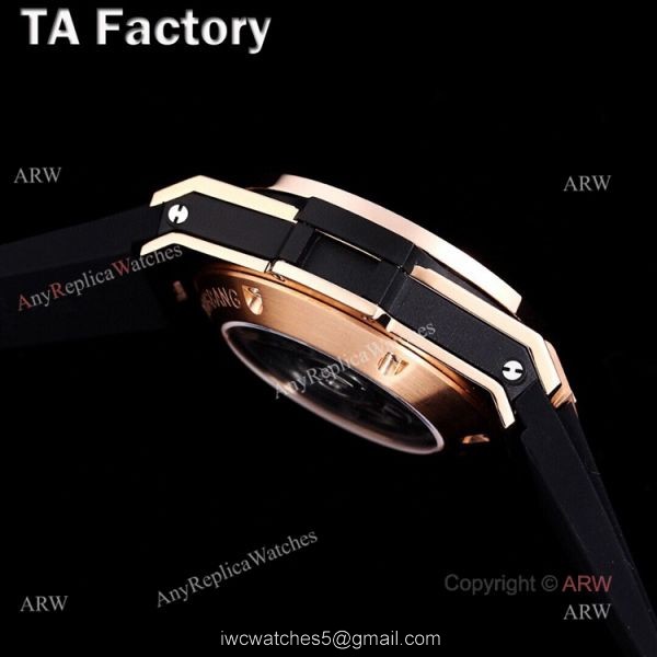Swiss Quality Hublot Big Bang Rose Gold Black Rubber Strap Full Diamonds Watches Replica Swiss Quality Hublot Big Bang Rose Gold Black Rubber Strap Full Diamonds Watches Replica