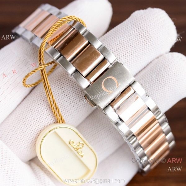 Copy Omega Seamaster 2-Tone Rose Gold Men Watch Simple Style Copy Omega Seamaster 2-Tone Rose Gold Men Watch Simple Style