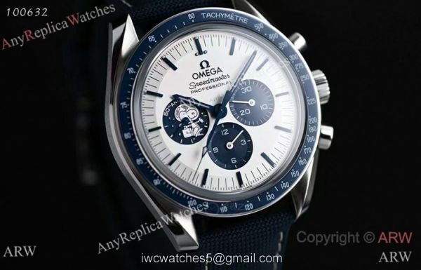 2021 Replica Omega Snoopy 50th Anniversary Watch 44.5mm Blue Bezel 2021 Replica Omega Snoopy 50th Anniversary Watch 44.5mm Blue Bezel