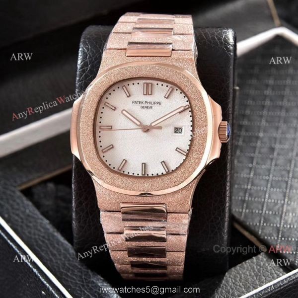 Replica Patek Philippe Frosted Gold Watch Black Frosted Dial 40mm Replica Patek Philippe Frosted Gold Watch Black Frosted Dial 40mm