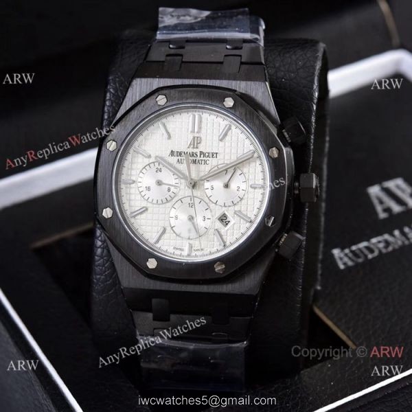 Knockoff Audemars Piguet Royal Oak 41mm Watches Gray Dial Blue Subdials Knockoff Audemars Piguet Royal Oak 41mm Watches Gray Dial Blue Subdials