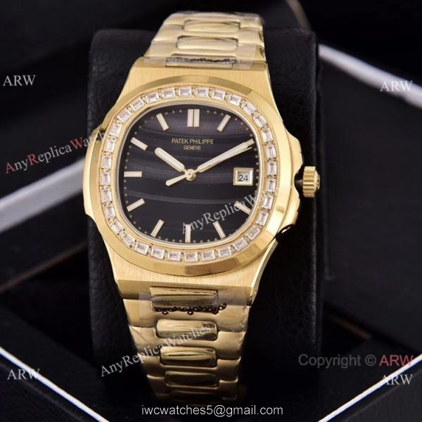 Copy Patek Philippe Nautilus 40mm Watches New Green Dial Gold Case Copy Patek Philippe Nautilus 40mm Watches New Green Dial Gold Case