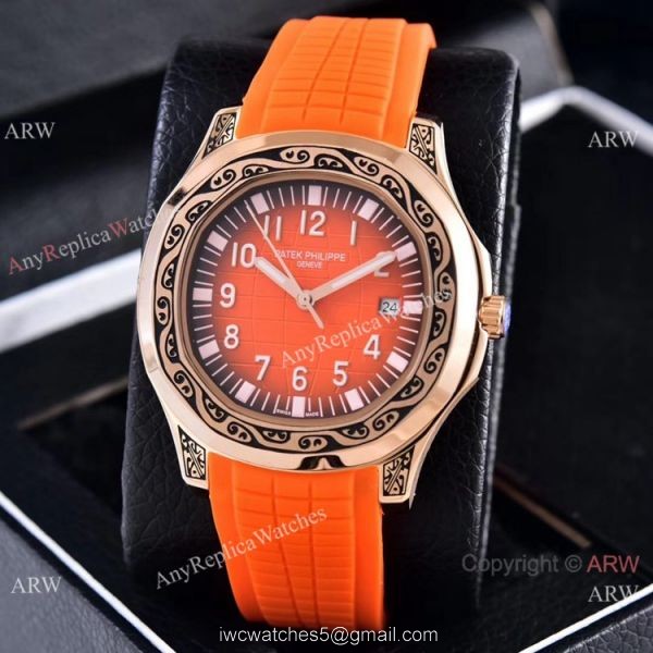 Clone Patek Philippe Aquanaut Rose Gold Engraving Watches Vintage Model Clone Patek Philippe Aquanaut Rose Gold Engraving Watches Vintage Model