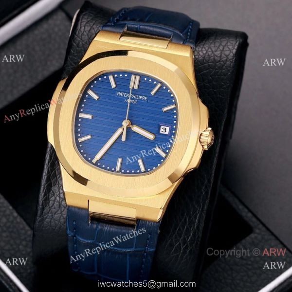 Best Copy Patek Philippe Nautilus 40mm Watches Gold and Black Best Copy Patek Philippe Nautilus 40mm Watches Gold and Black