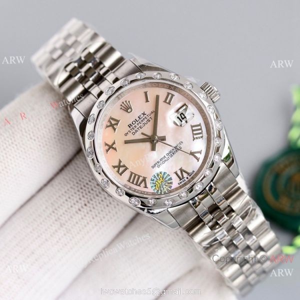 Swiss Copy Rolex Oyster Perpetual Datejust 31mm Watch Pink and Jubilee Swiss Copy Rolex Oyster Perpetual Datejust 31mm Watch Pink and Jubilee