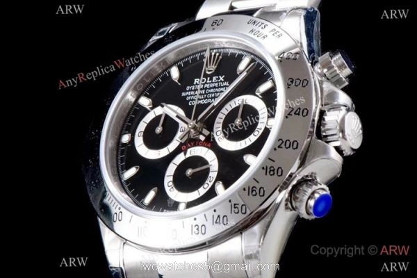 Best 1:1 Copy Rolex Daytona JH 4130 Chronograph Watch Panda Dial Stainless Steel Best 1:1 Copy Rolex Daytona JH 4130 Chronograph Watch Panda Dial Stainless Steel