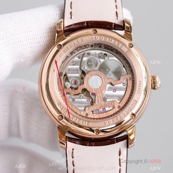Swiss Copy Audemars Piguet Jules Audemars Watches 41mm Brown Dial Rose Gold Swiss Copy Audemars Piguet Jules Audemars Watches 41mm Brown Dial Rose Gold