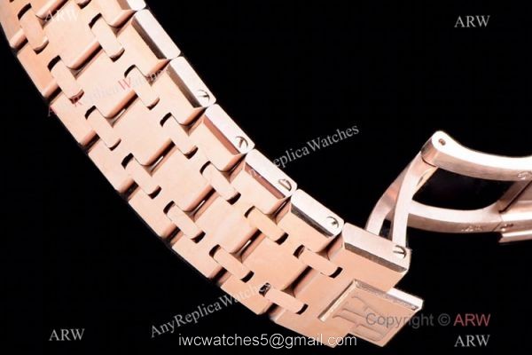 Grade 1A Replica Audemars Piguet Royal Oak JF v5 Version Rose Gold Watch 41mm Grade 1A Replica Audemars Piguet Royal Oak JF v5 Version Rose Gold Watch 41mm