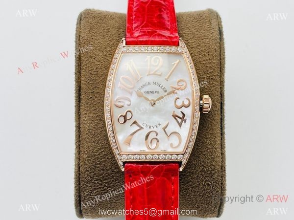 Swiss Grade 1 Franck Muller Cintree Curvex Lady Watches Diamond Bezel Swiss Grade 1 Franck Muller Cintree Curvex Lady Watches Diamond Bezel