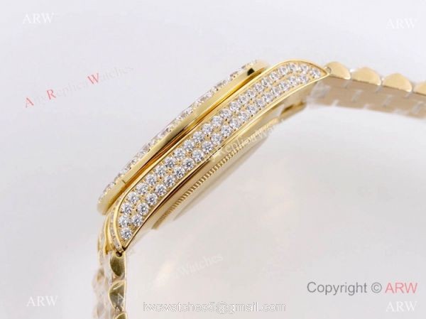 Replica Rolex New Oyster Perpetual Pearlmaster 39 Yellow Gold Watch Full Diamonds Replica Rolex New Oyster Perpetual Pearlmaster 39 Yellow Gold Watch Full Diamonds