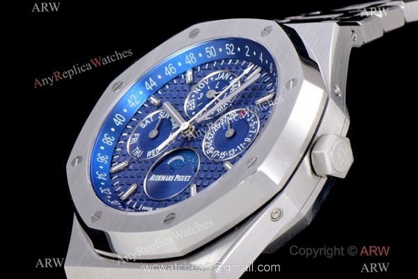 BF Factory Audemars Piguet Perpetual Calendar Watch Blue Dial AAA Replica BF Factory Audemars Piguet Perpetual Calendar Watch Blue Dial AAA Replica