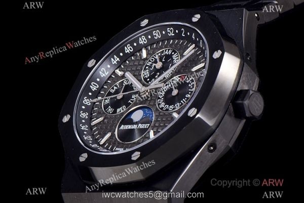BF Factory Copy Audemars Piguet Perpetual Calendar Cal.5134 Watch Solid Black Case BF Factory Copy Audemars Piguet Perpetual Calendar Cal.5134 Watch Solid Black Case