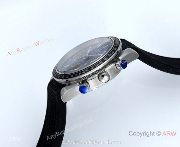 HRF Swiss Replica Omega Speedmaster Racing Chronograph Watch Blue Dial HRF Swiss Replica Omega Speedmaster Racing Chronograph Watch Blue Dial